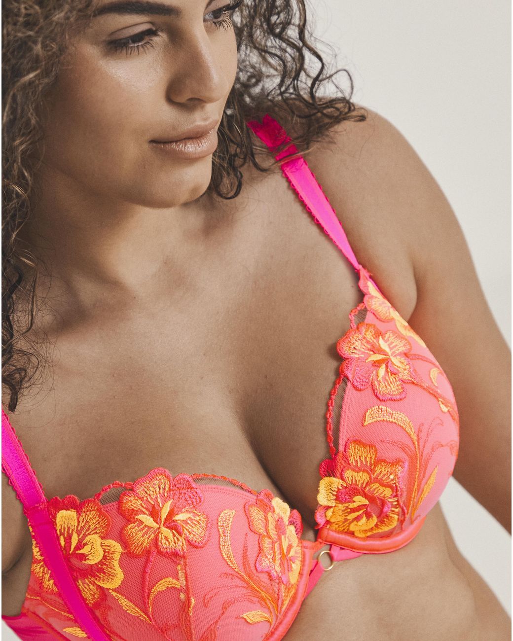 Ann Summers Red Tropical Oasis Padded Plunge