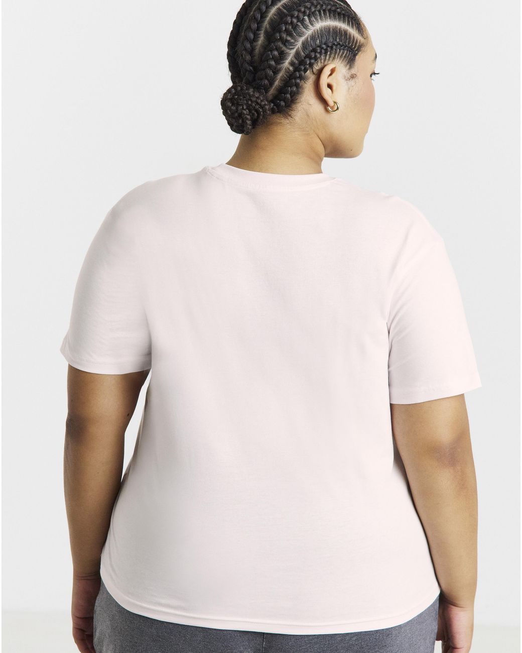 New Balance White Relaxed Logo T-Shirt
