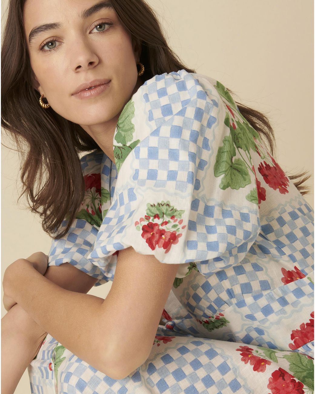 Nobody's Child Natural Midaxi Dress