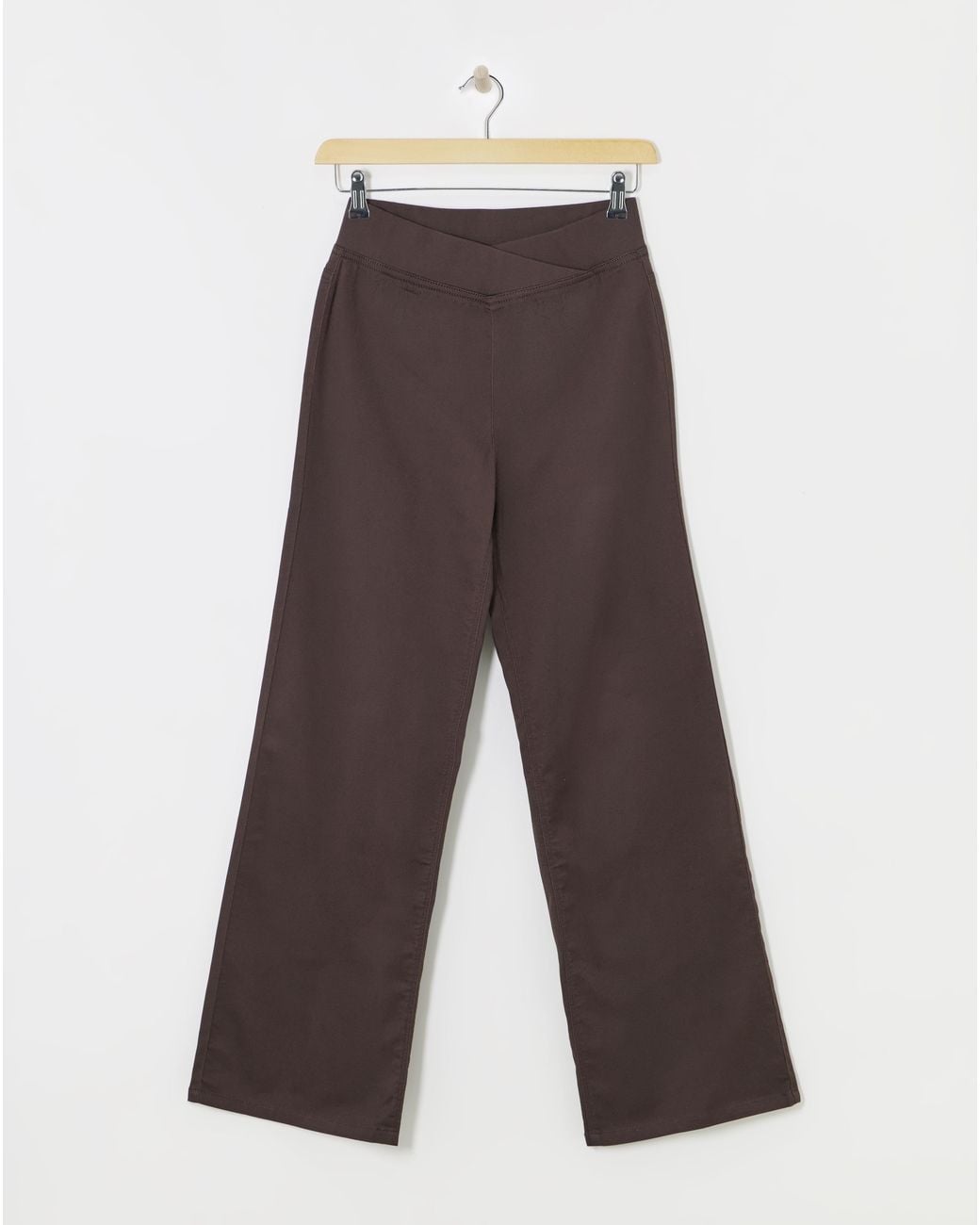 Simply Be White Wide Weekender Jeggings