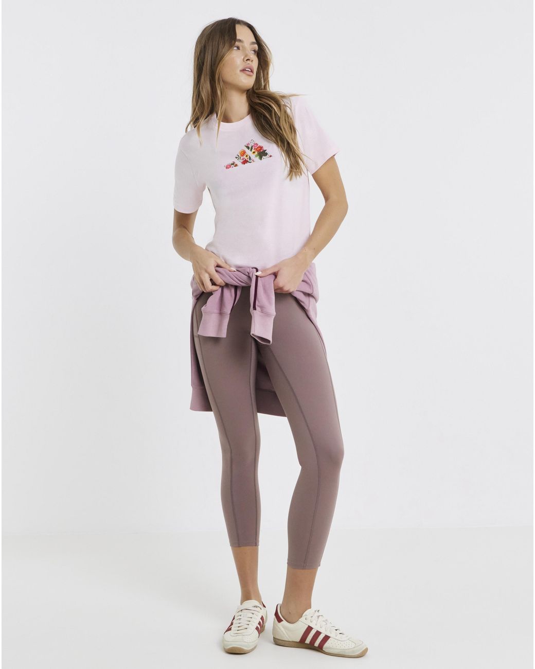 Adidas Multicolor Floral Logo T-Shirt