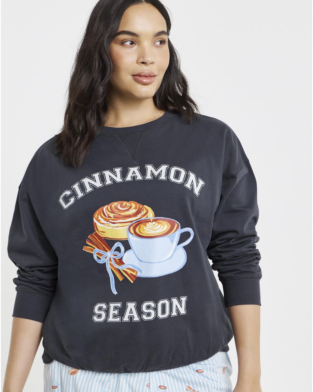 Pretty Secrets Blue Cinnamon Season Pj Set