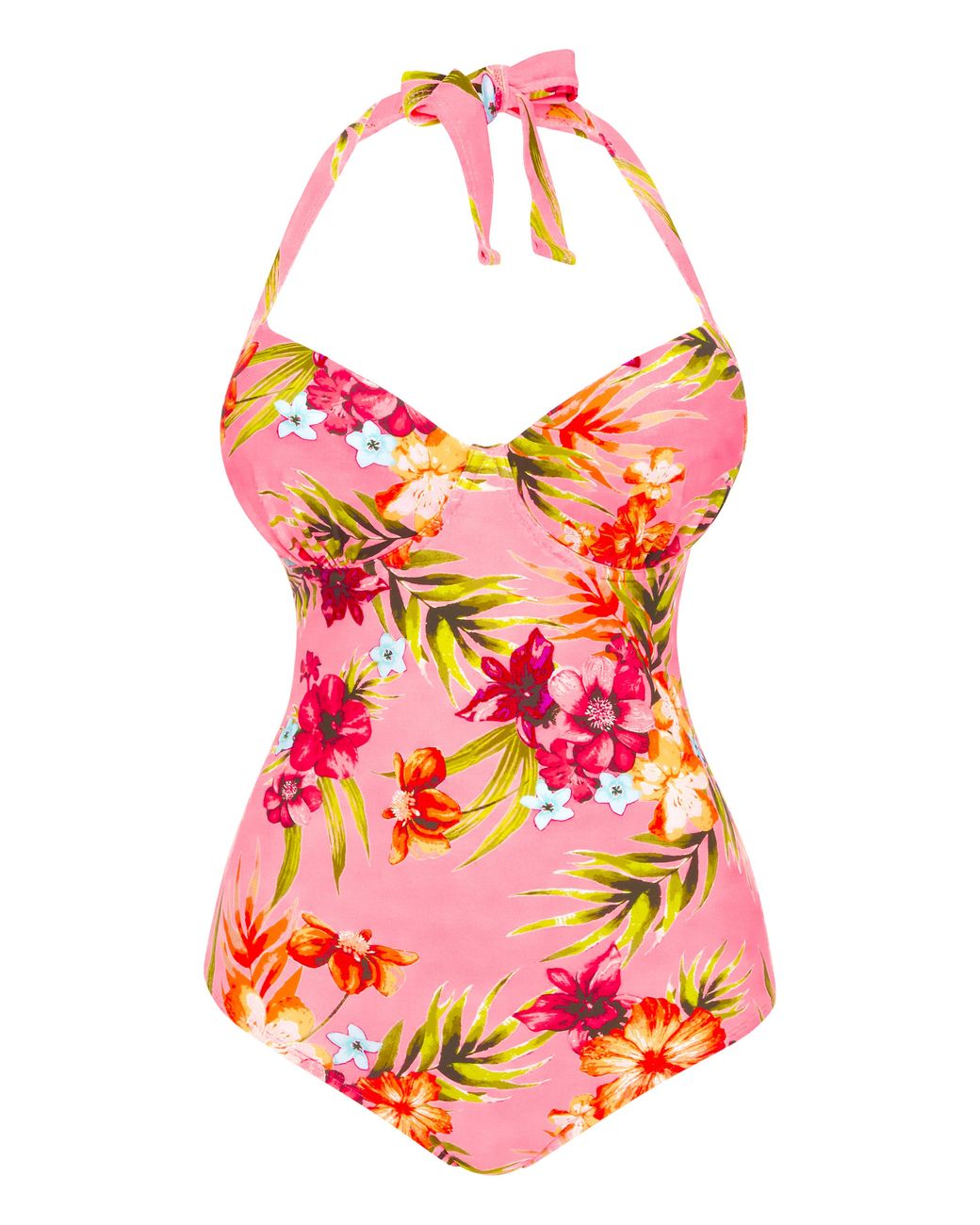 Simply Be Padded Underwired Plunge Swimsuit