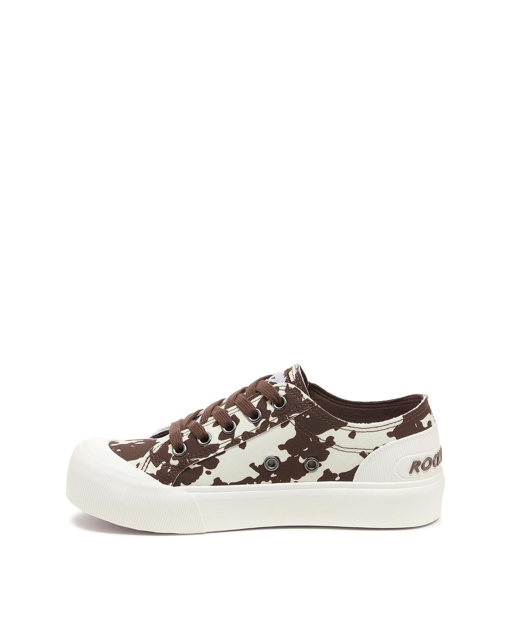 Rocket Dog White Jazzin Canvas Trainers