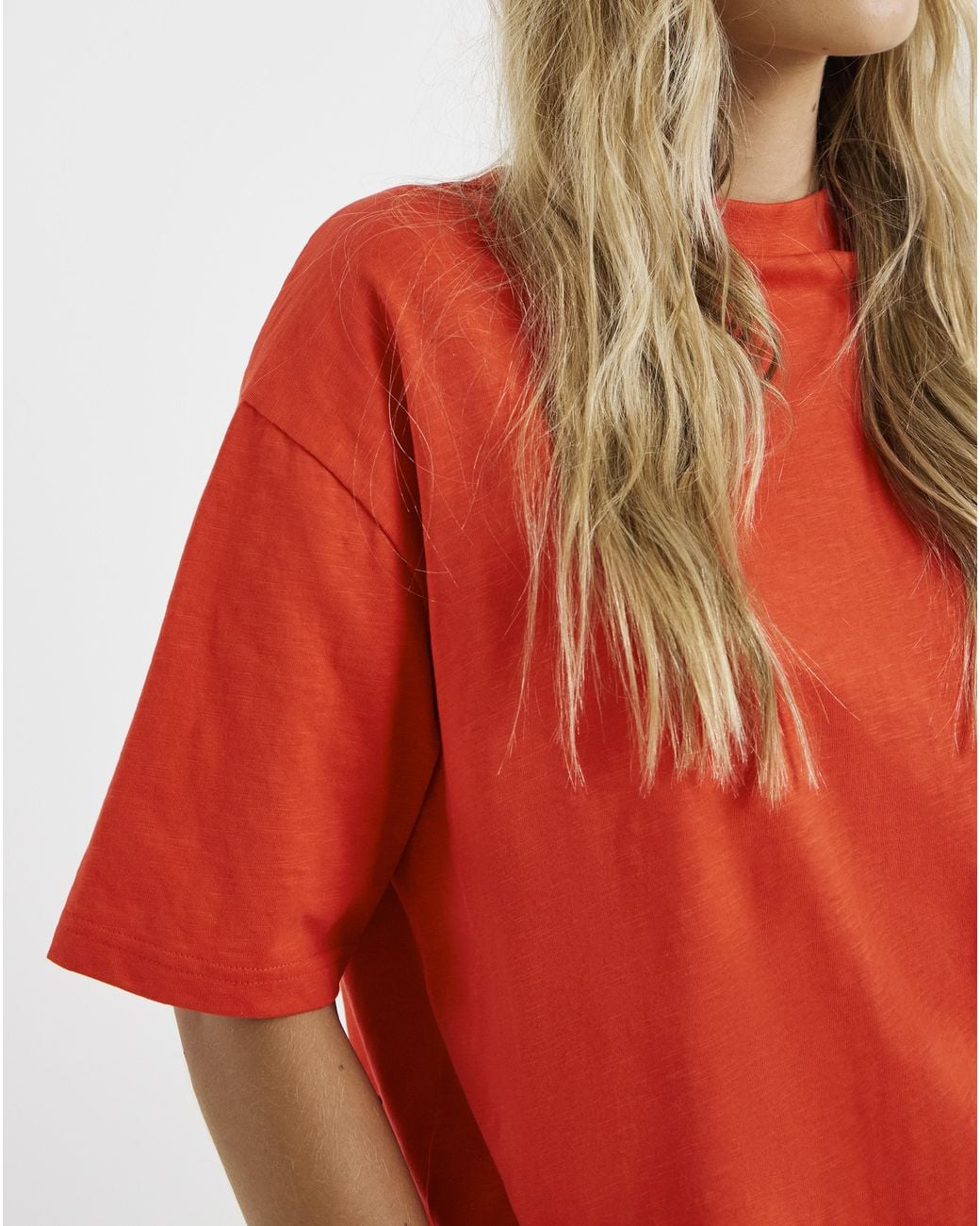 Simply Be Red High Neck T-Shirt