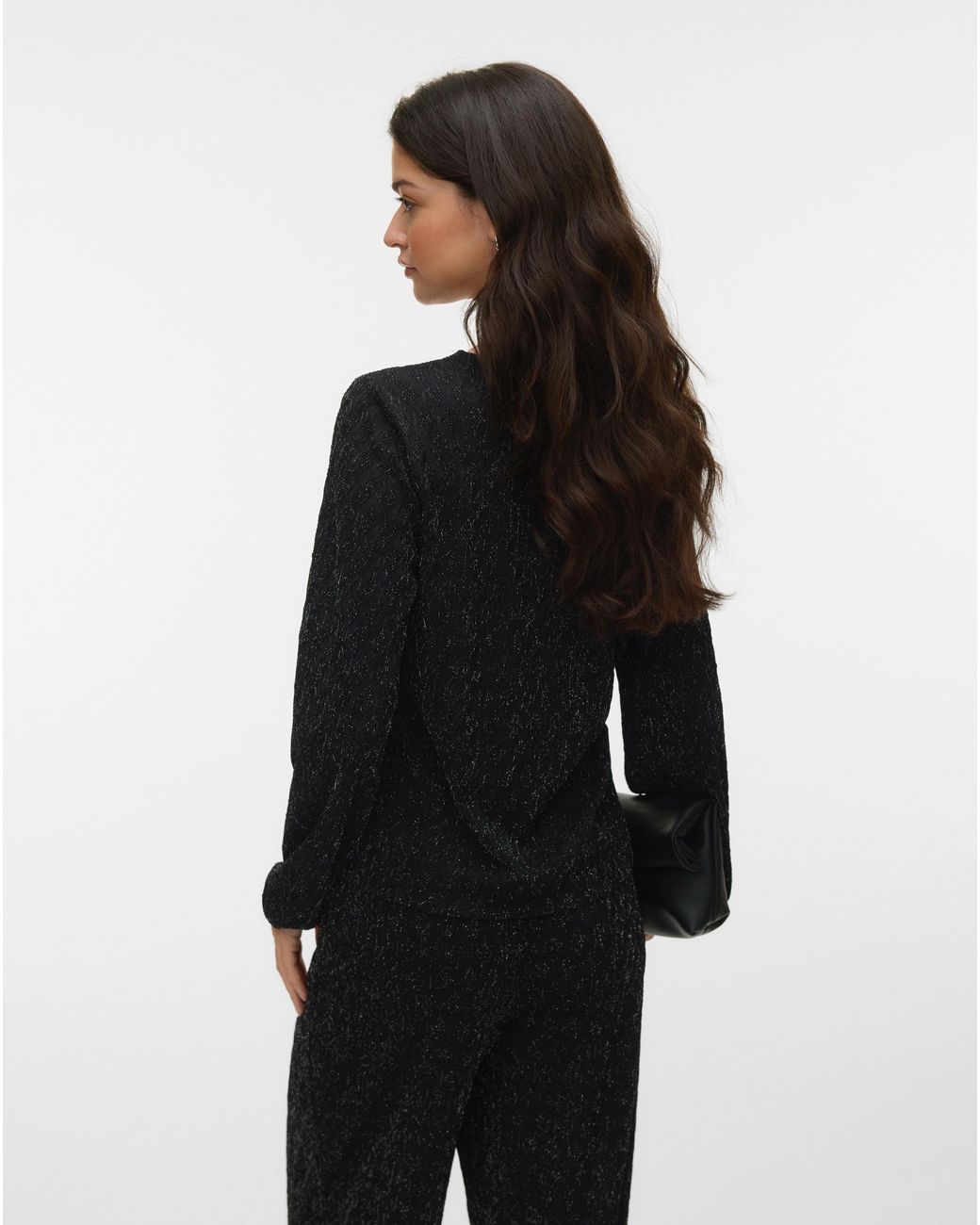 Vero Moda Black Kali O-Neck Jersey Top