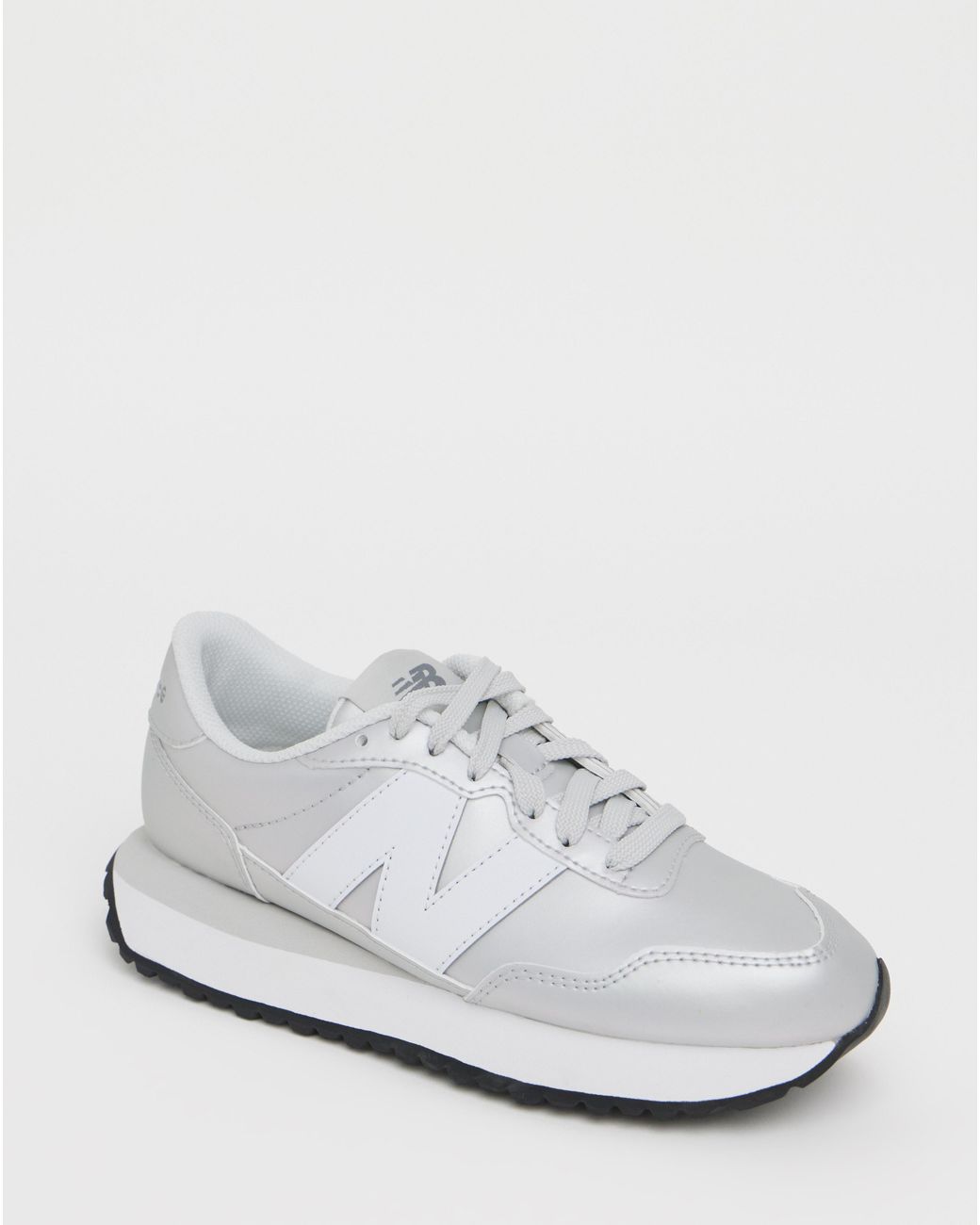 New Balance White 237 Trainers