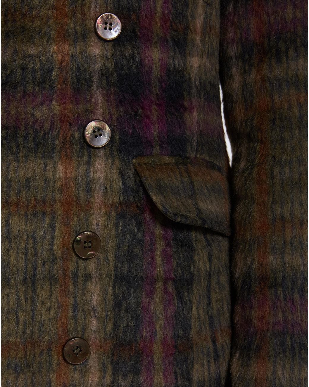 Joe Browns Brown Tessa Asymmetric Check Coat