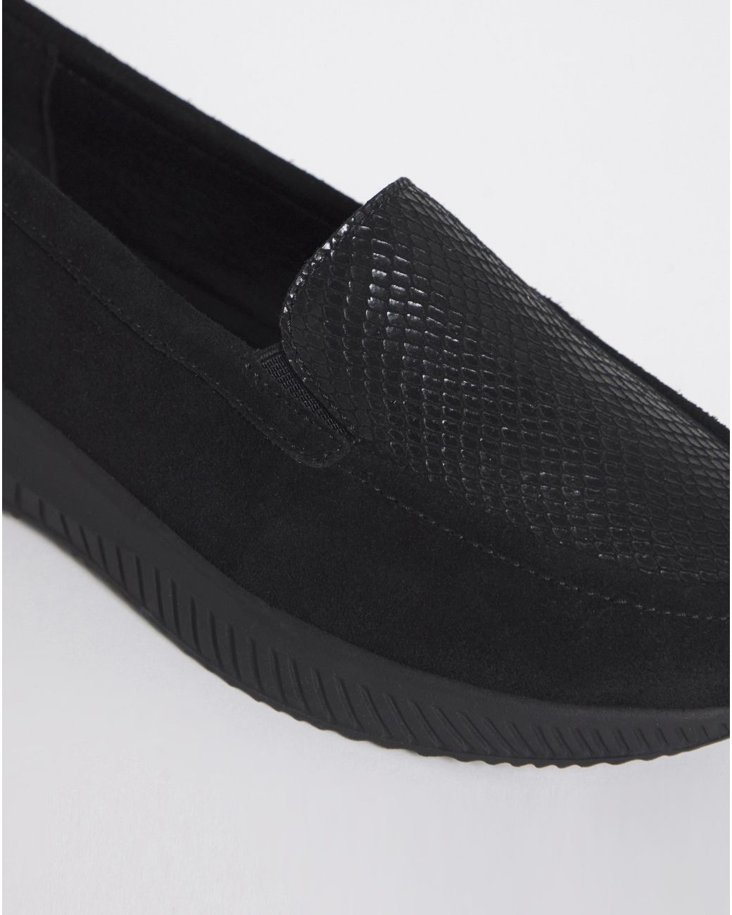 Heavenly Soles Blue Sporty Loafer E Fit