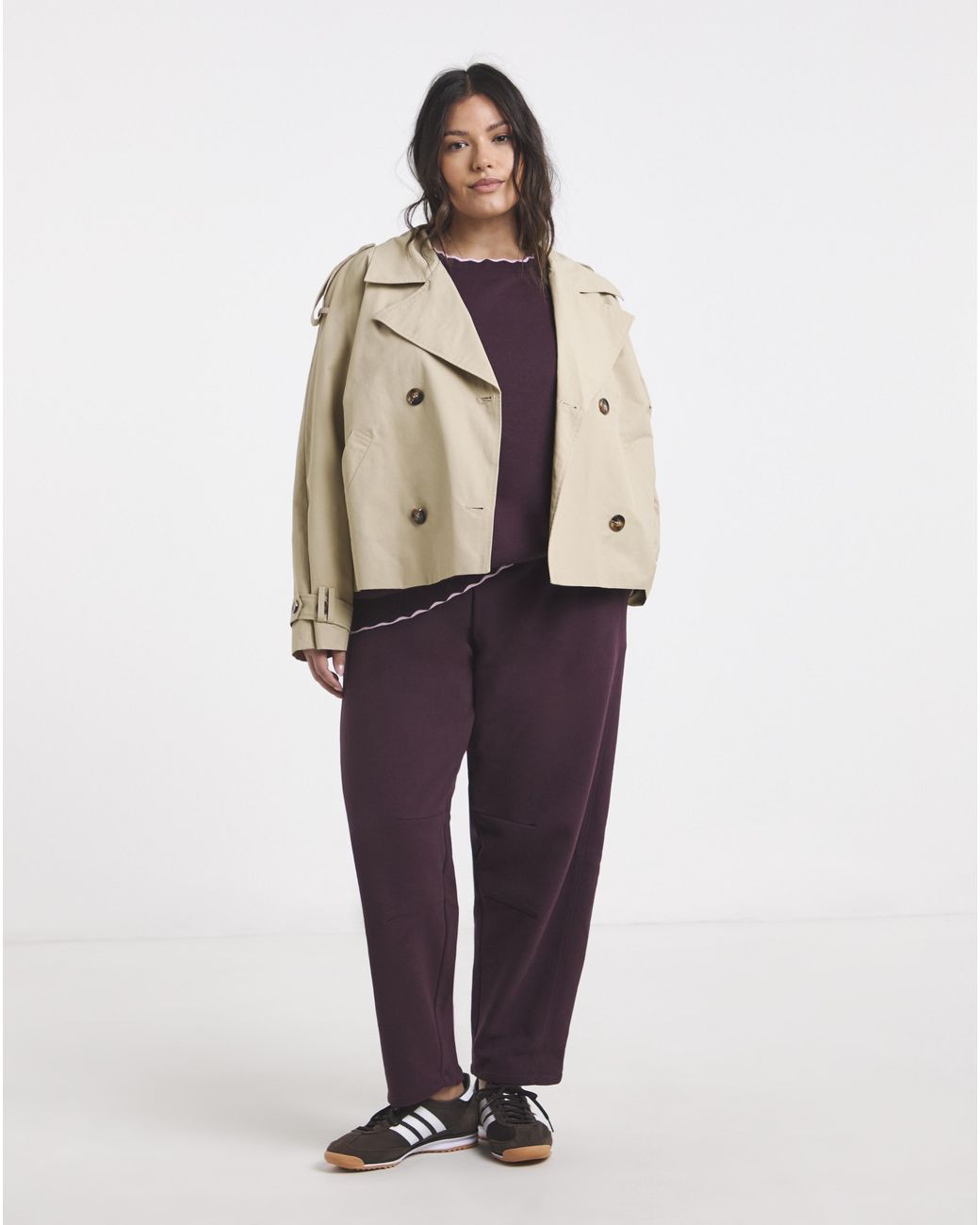 Simply Be Multicolor Barrel Leg Jogger