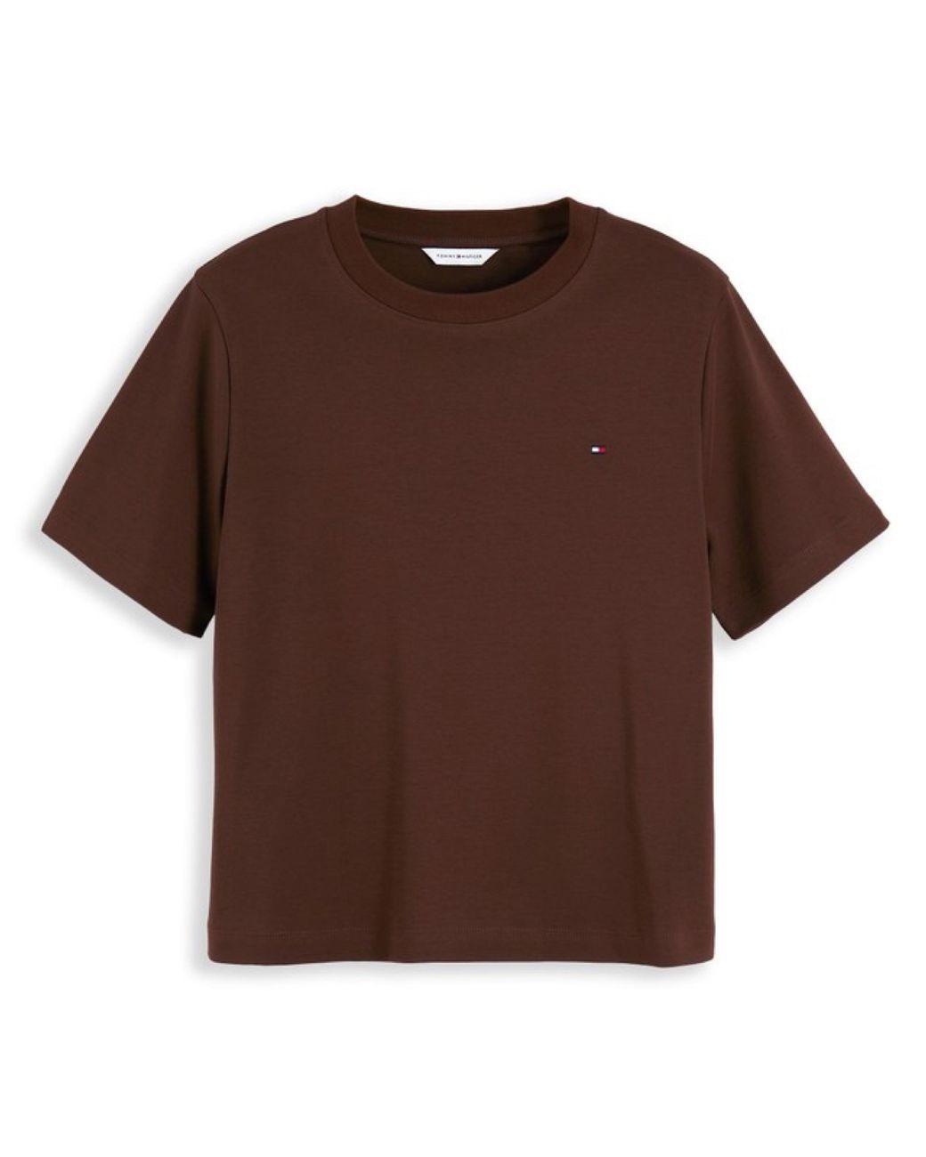Tommy Hilfiger Brown Boxy T-Shirt