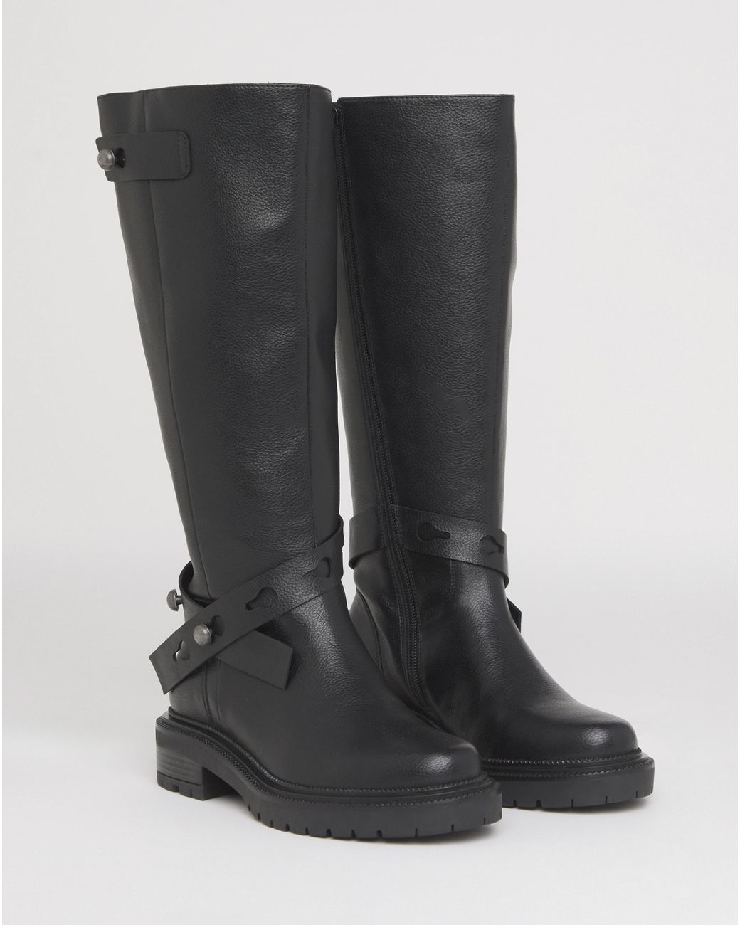 Simply Be Gray Casual Knee High Boots Wide C