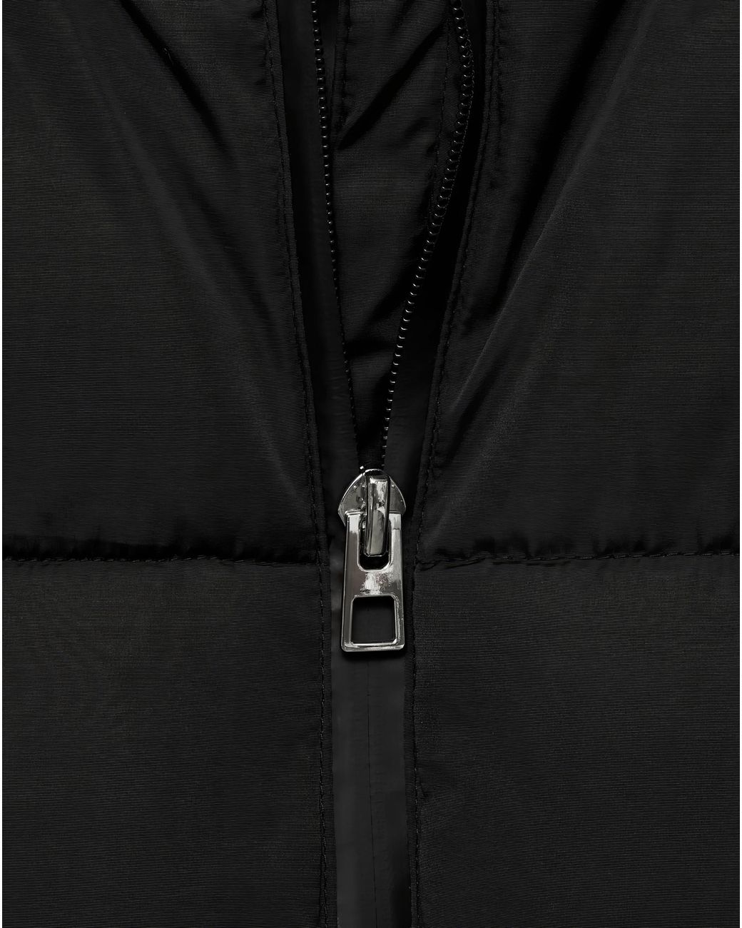 Mango Blue Quilted Anorak Puffer With Hood