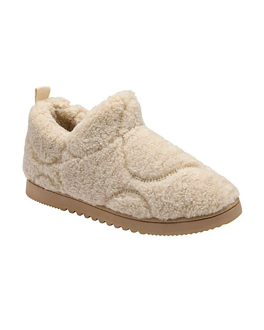 Dunlop White Celeste Bootie Slipper