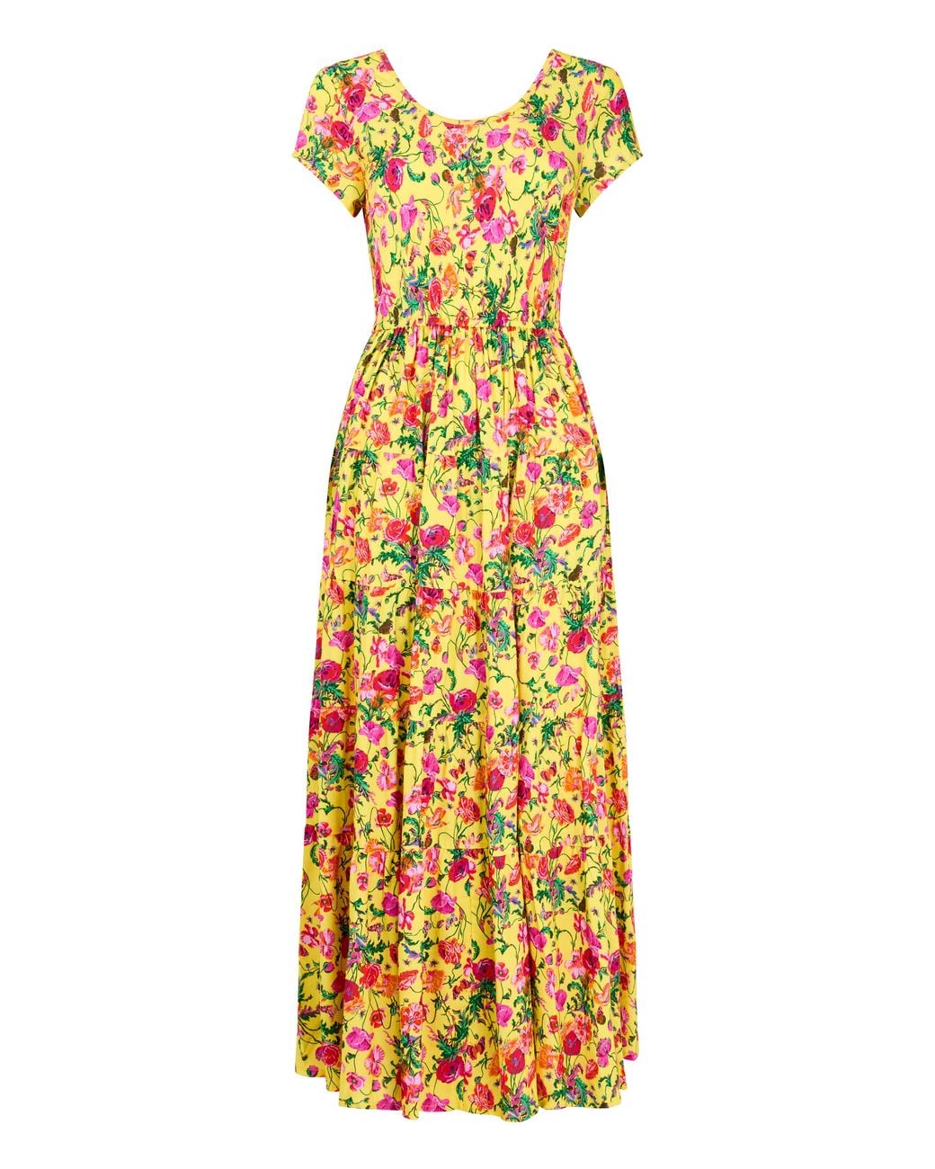 Joe Browns Metallic Camilla Printed Maxi Dress