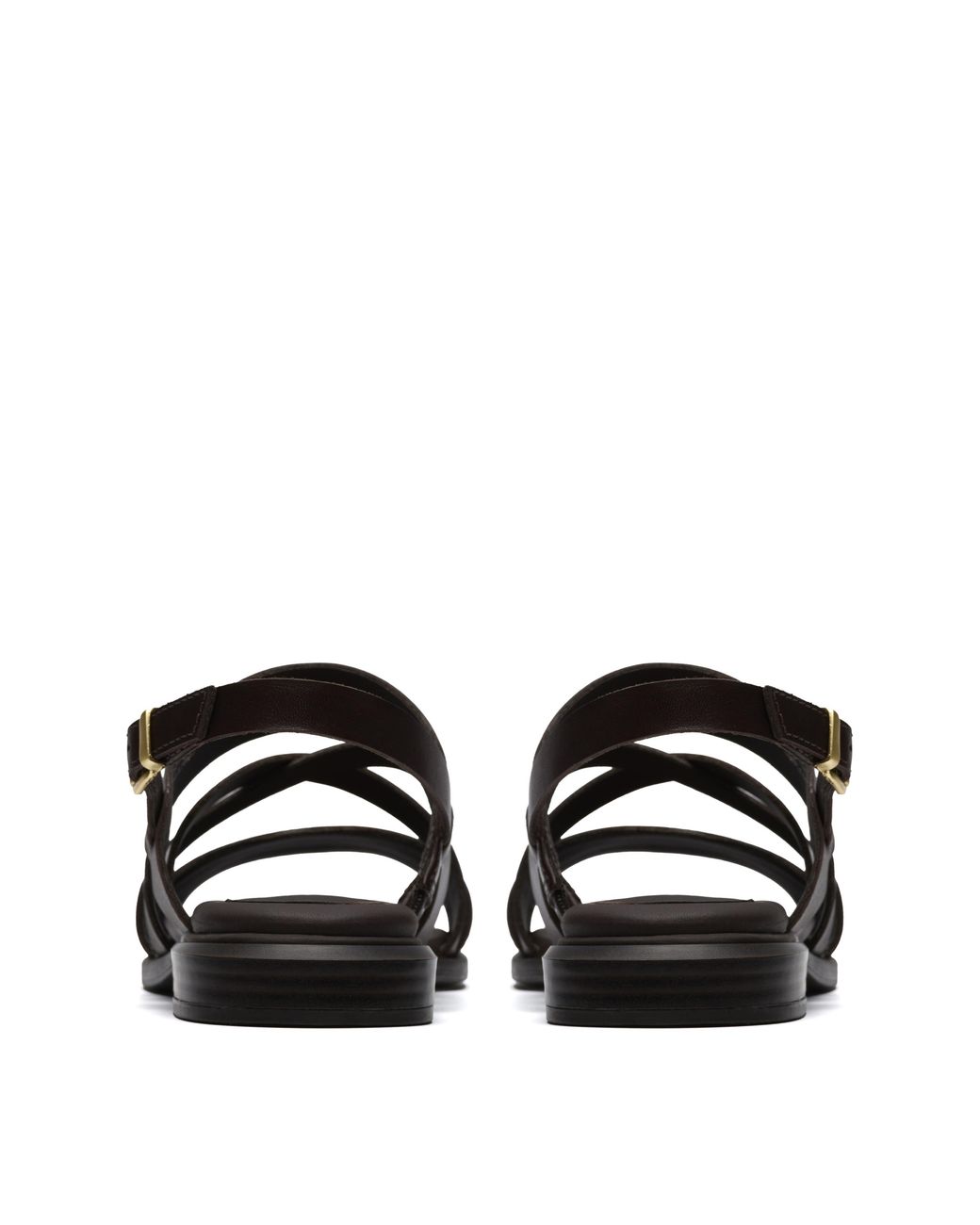 Clarks Black Ariany Leather Sandal D Fit