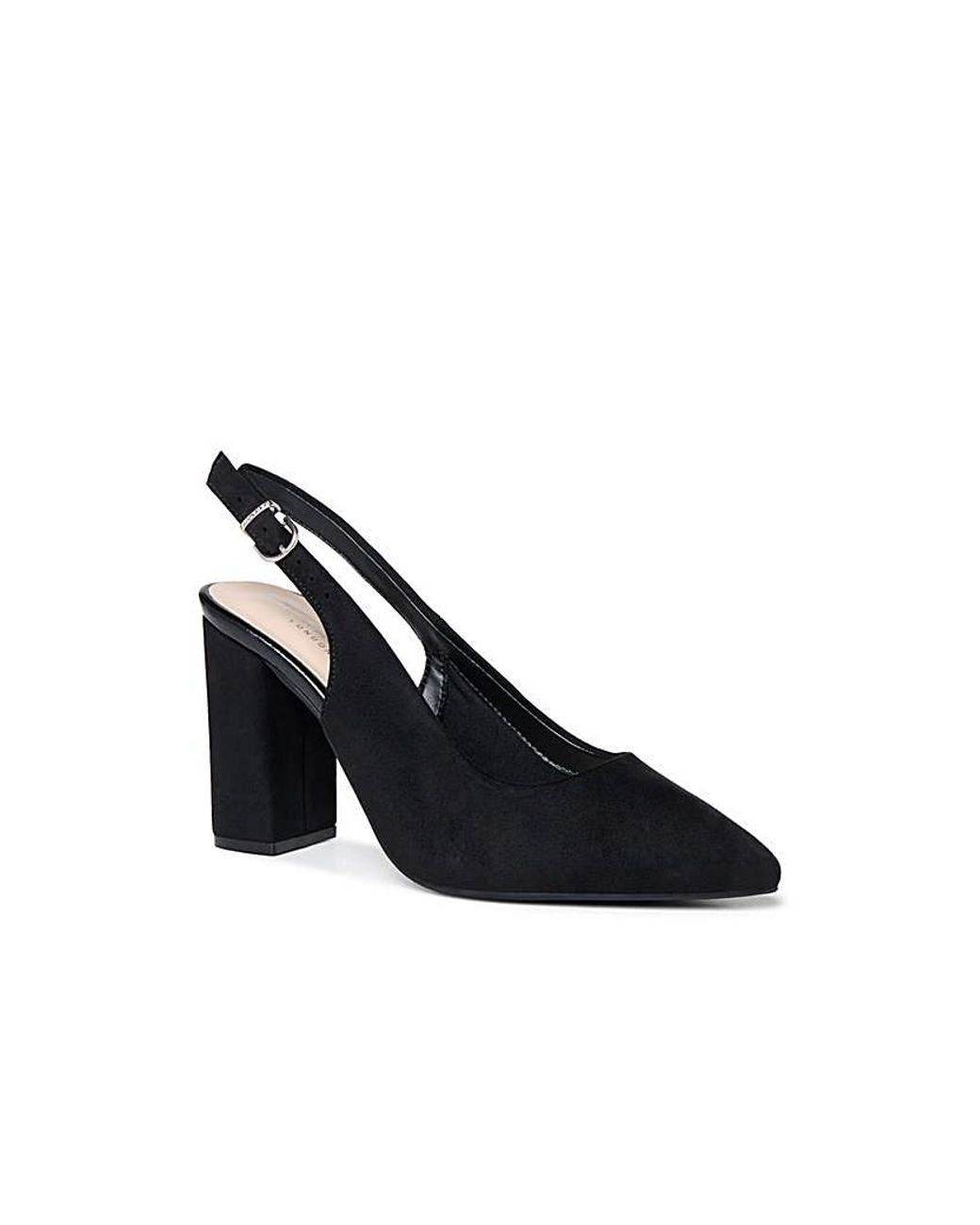 Paradox London Black Graziana Wide Fit