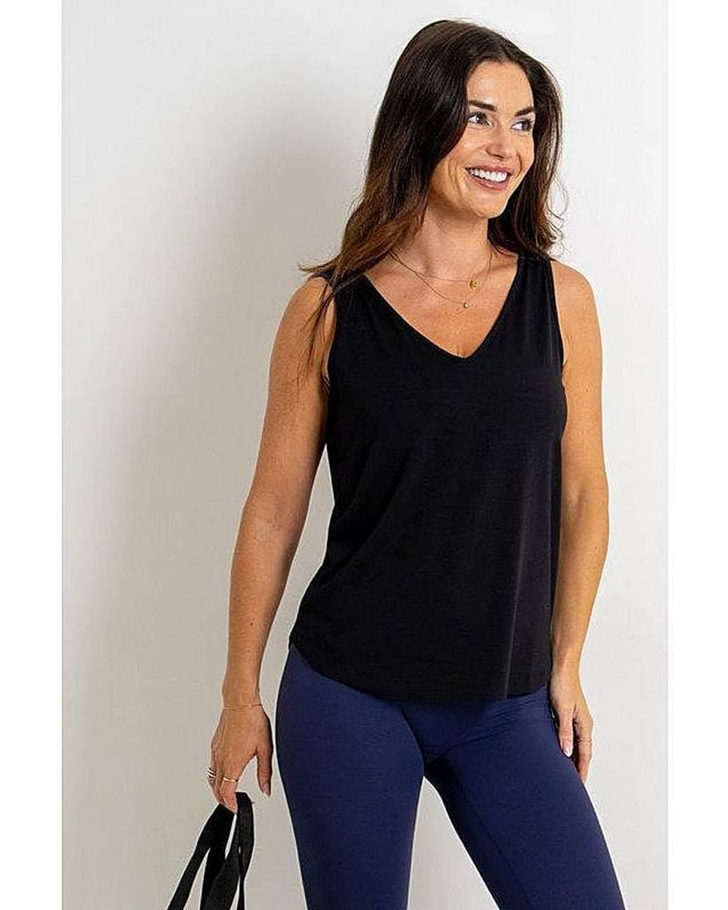 Pour Moi Blue Sophie Jersey Vest Top