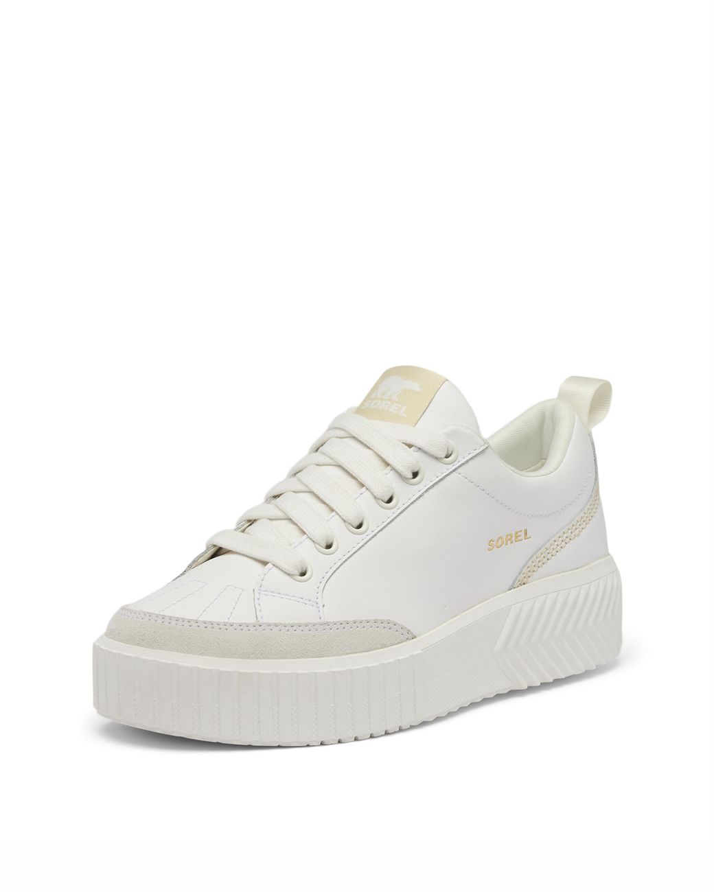 Sorel White Ona Ave Low Waterproof Sneaker