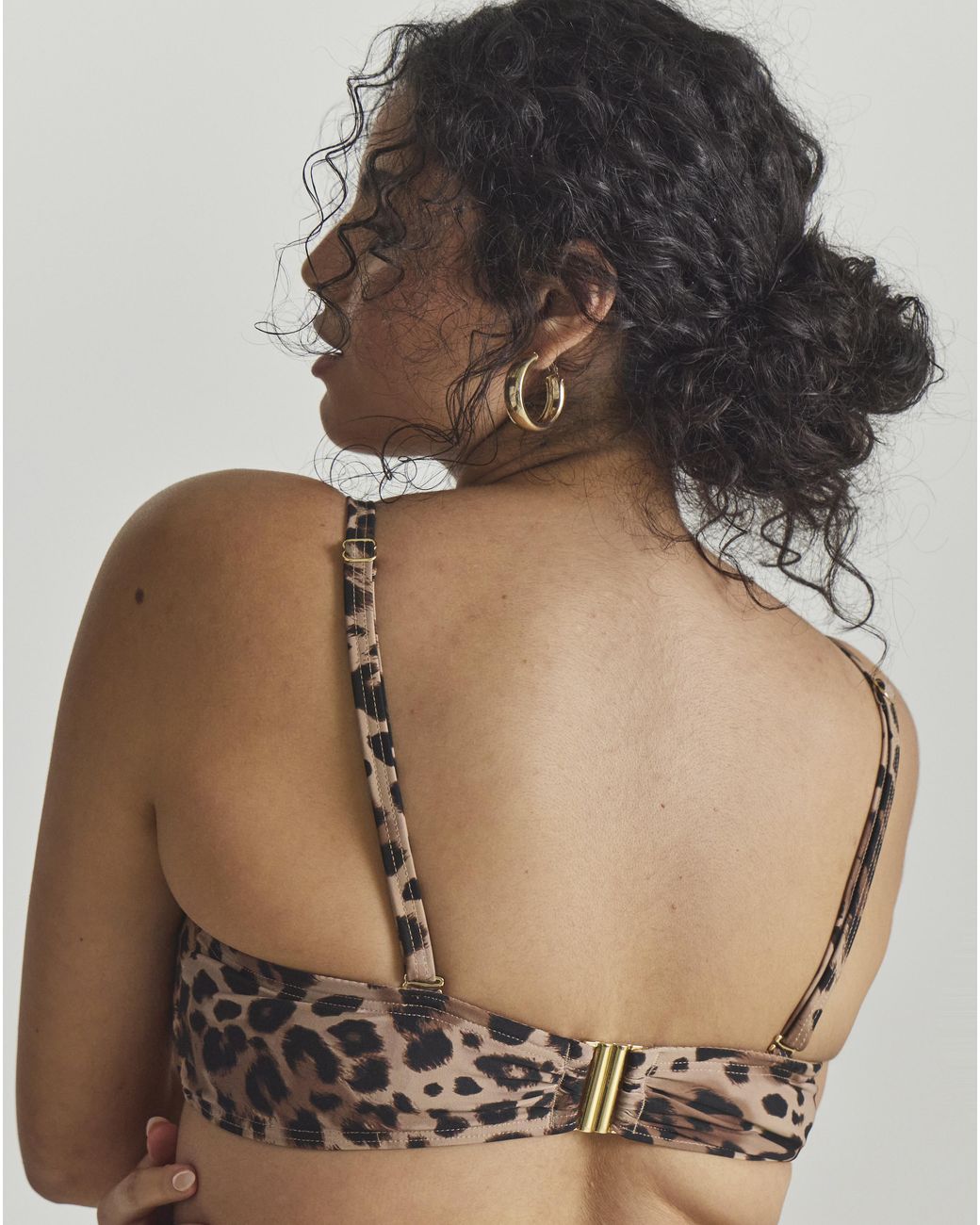 MAGISCULPT Brown Bandeau Bikini Top