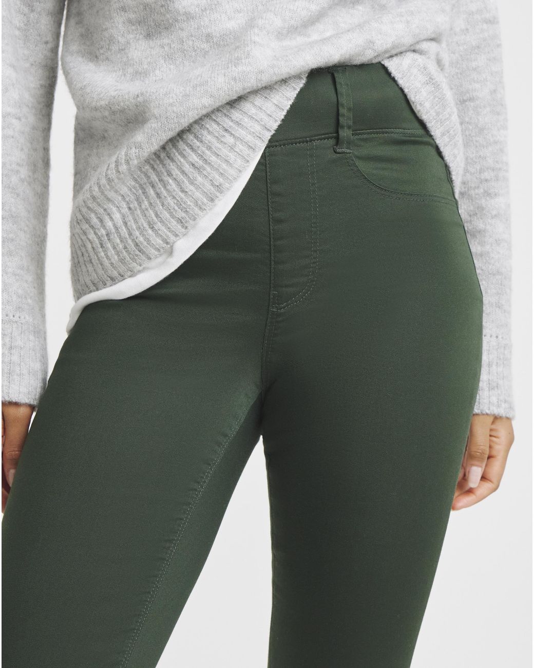 Simply Be Green Flare Leg Jegging