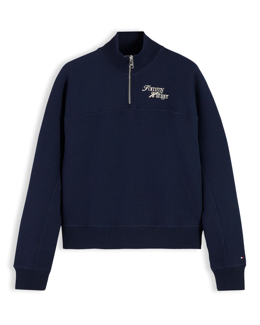 Tommy Hilfiger Blue Half Zip Jumper