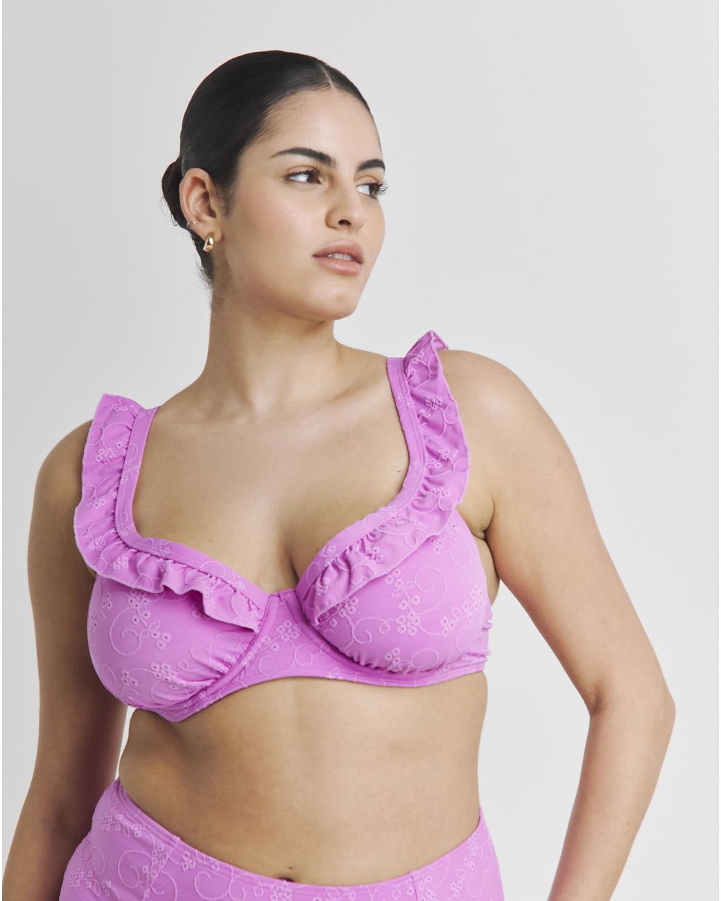 Simply Be Pink Katerini Bikini Top
