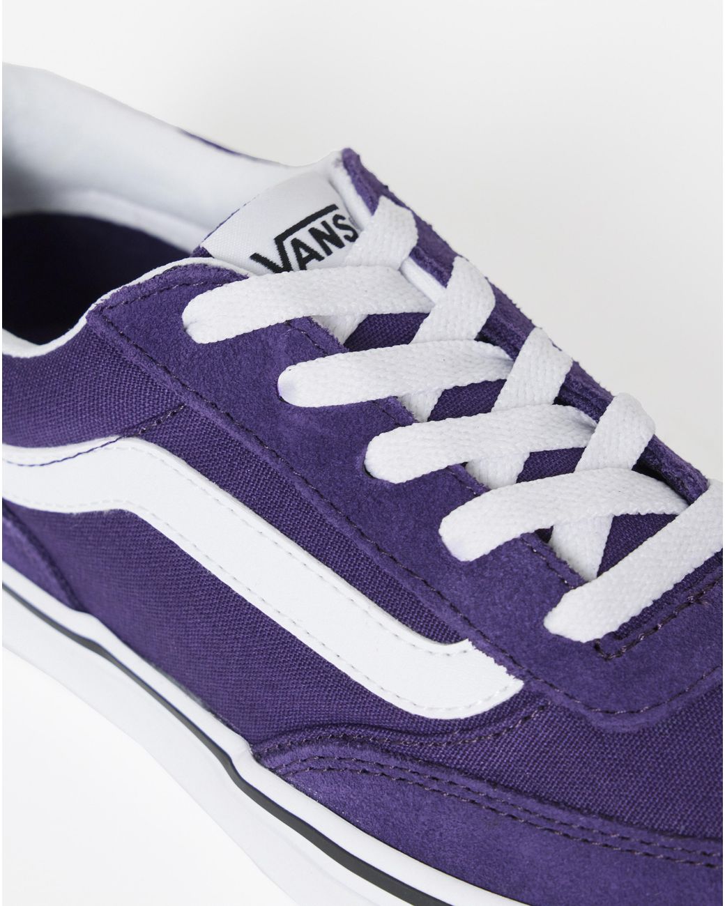 Vans White Brooklyn Leather Trainers