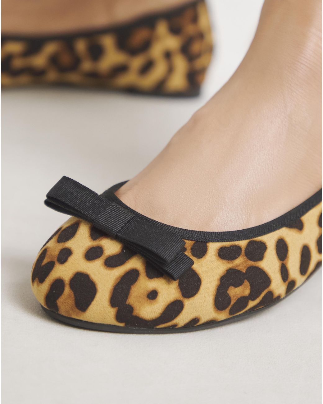 Simply Be Natural Classic Ballerina Bow Shoe Extra Wide