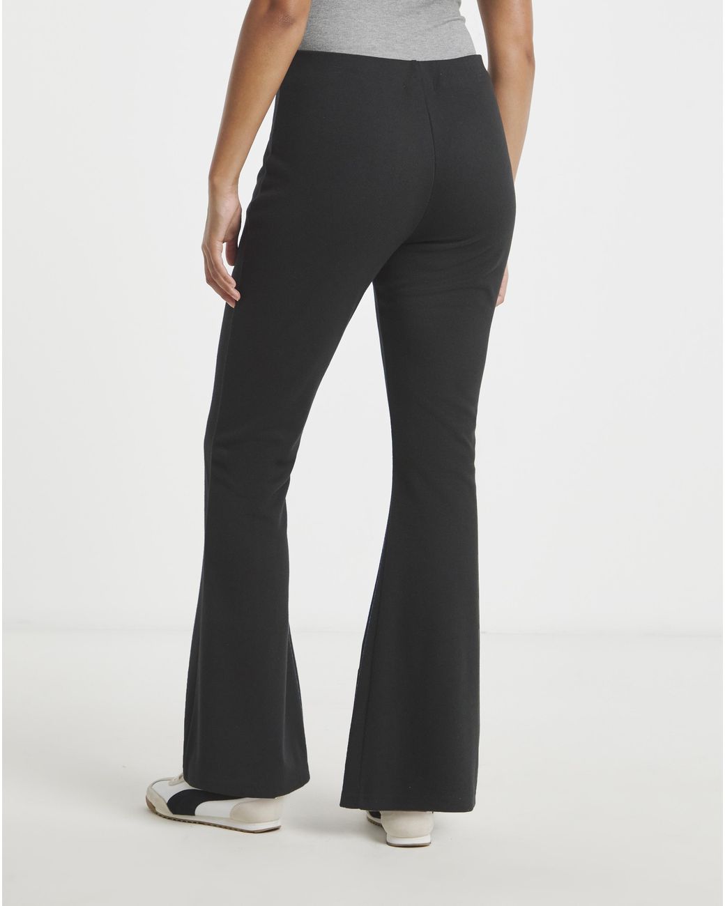 Simply Be White Flared Jogger