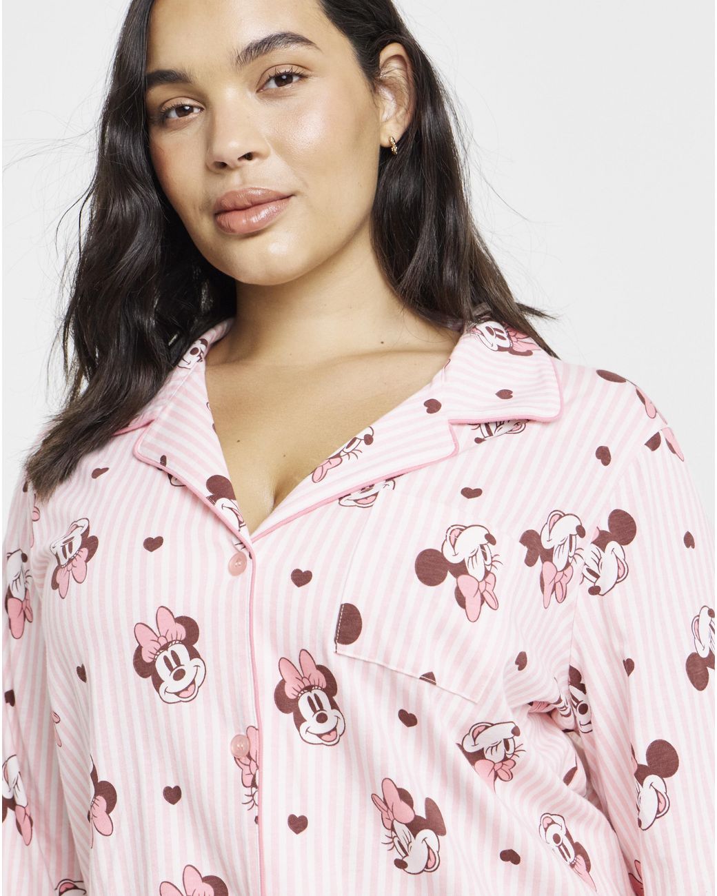 Disney Pink Minnie Mouse License Revere Pyjama Set