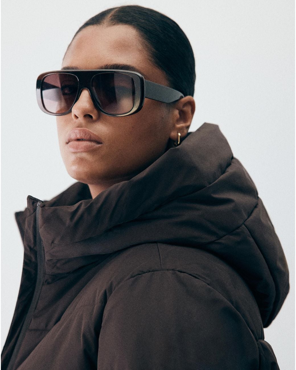 Mango Blue Puffer Coat Tokyo