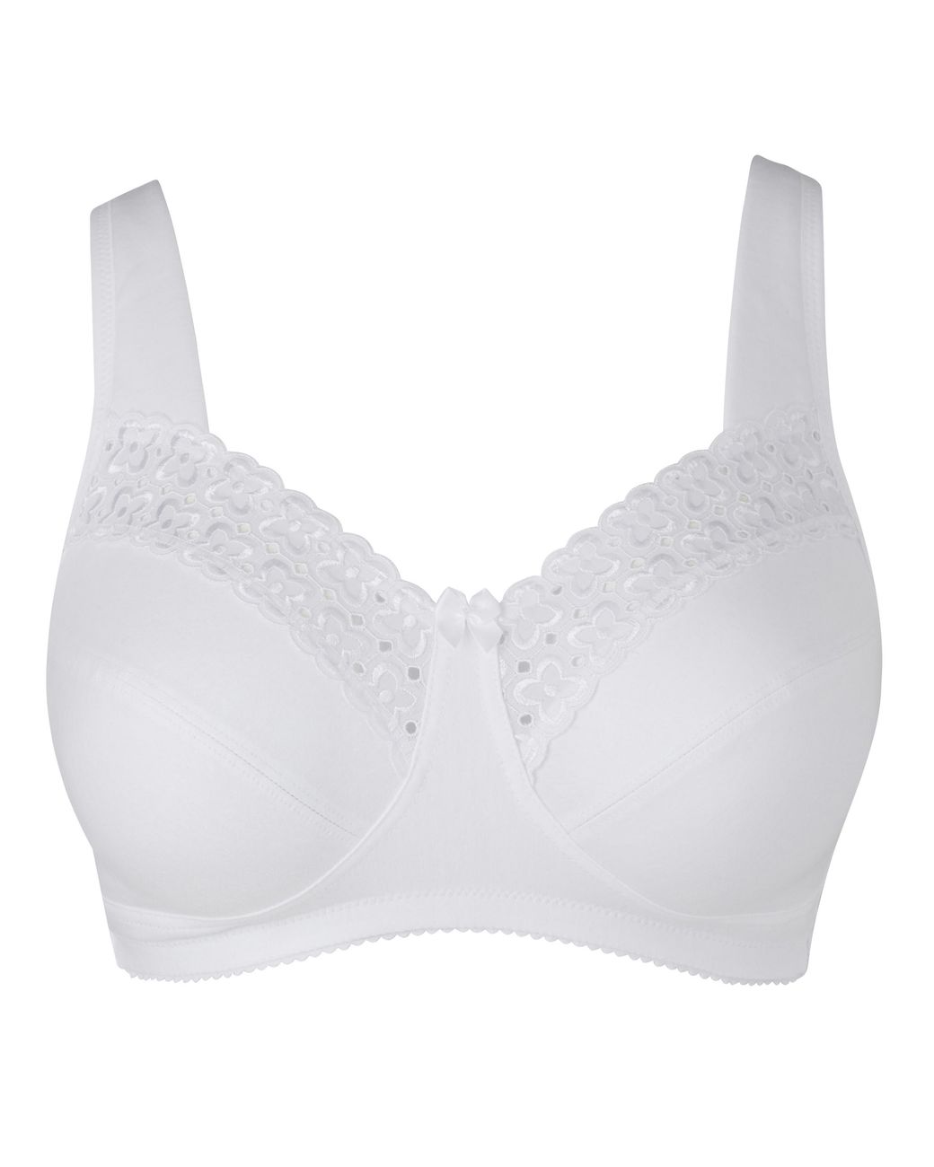 Miss Mary Of Sweden White Miss Mary Broderie Anglaise Bra