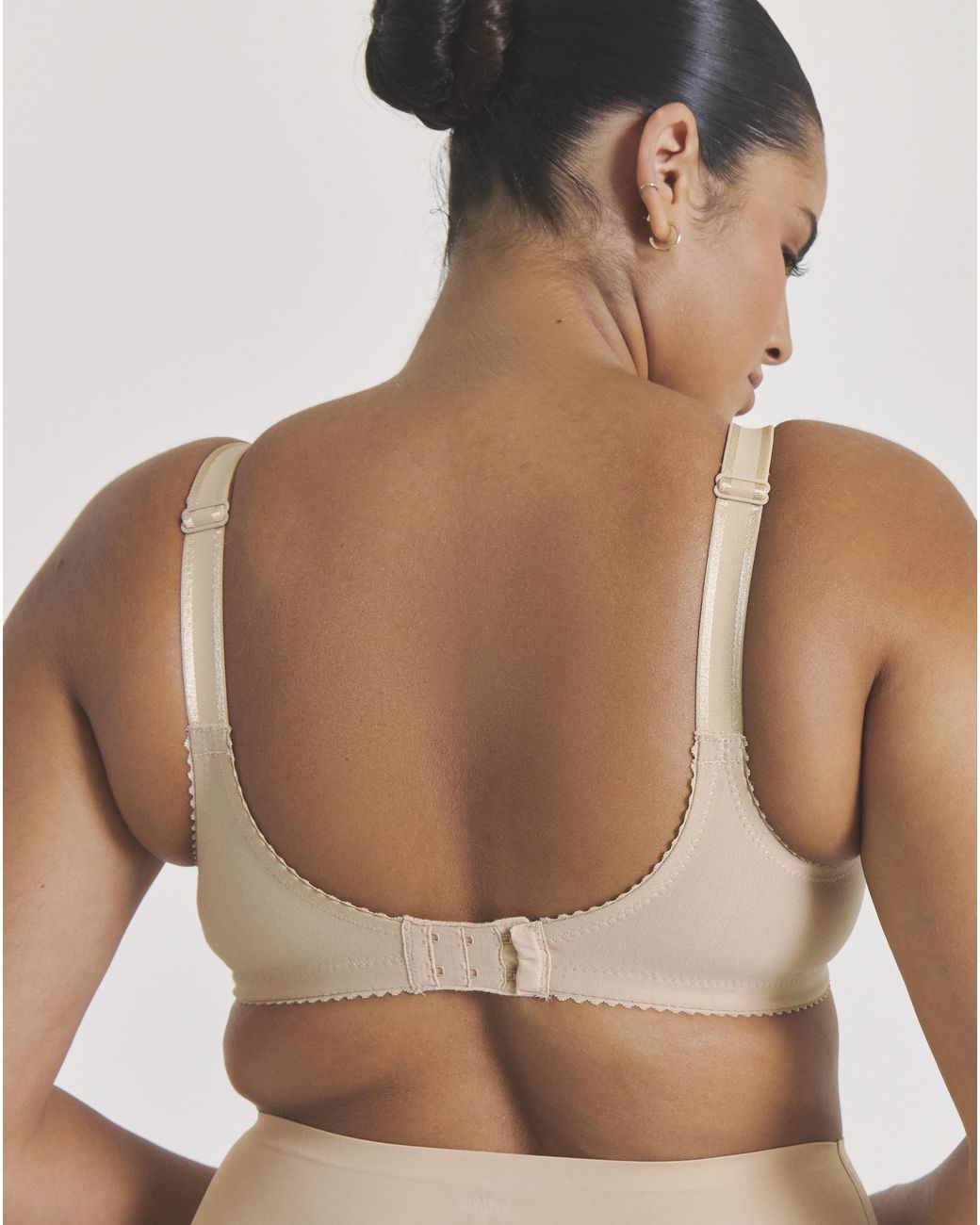 Miss Mary Of Sweden Brown Miss Mary Cotton Dots Bra Skintone