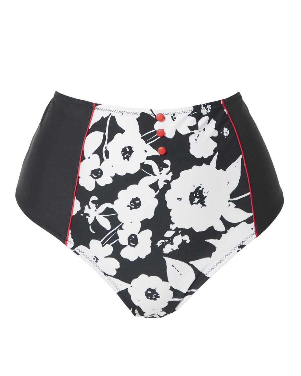Joe Browns Black Mono Print Bikini Brief