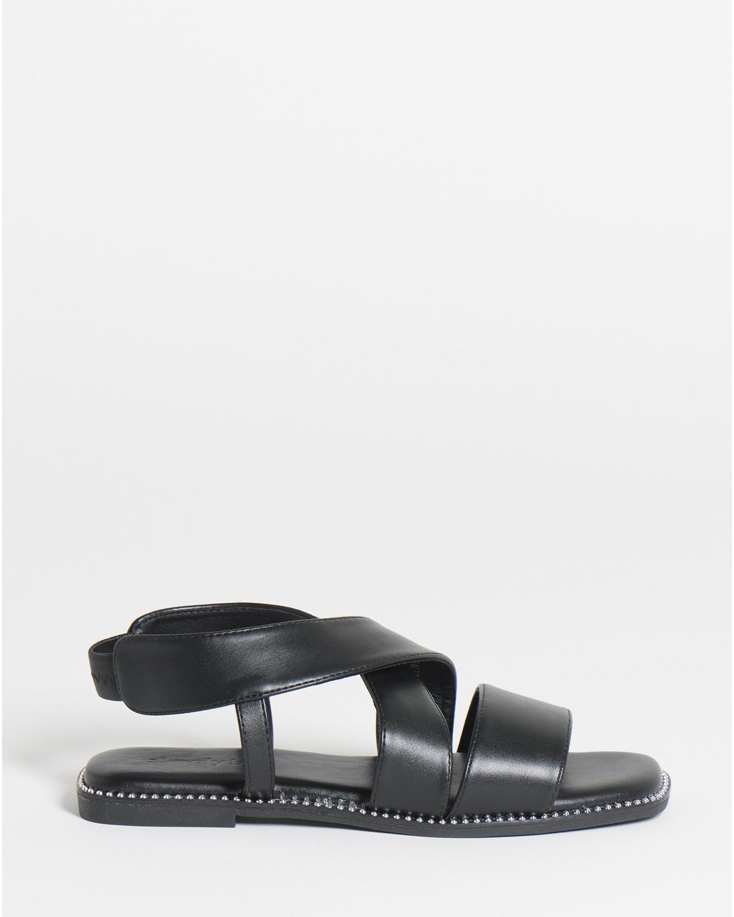 Simply Be Blue Elasticated Flat Sandals Extra Wide Fit