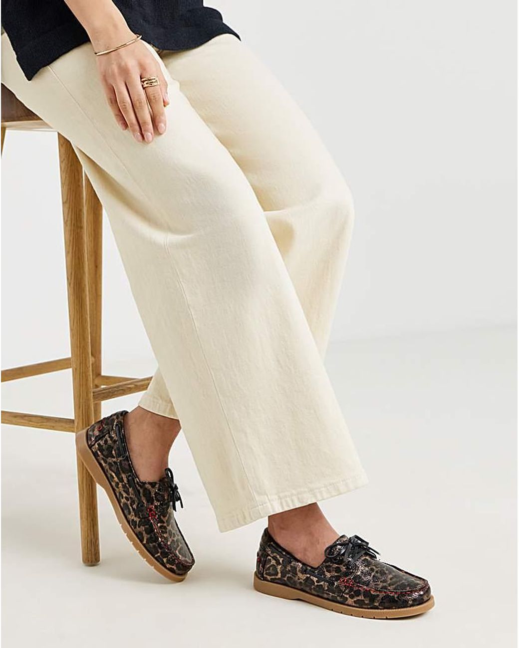 Heavenly Feet Natural Boat Shoes E Fit