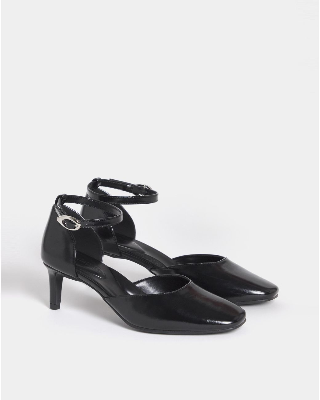Heavenly Soles Multicolor Two Part Heeled Shoes Wide