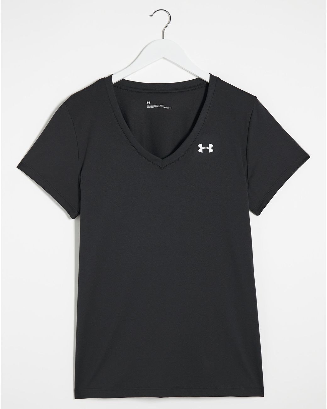 Under Armour Black Tech V Neck T-Shirt