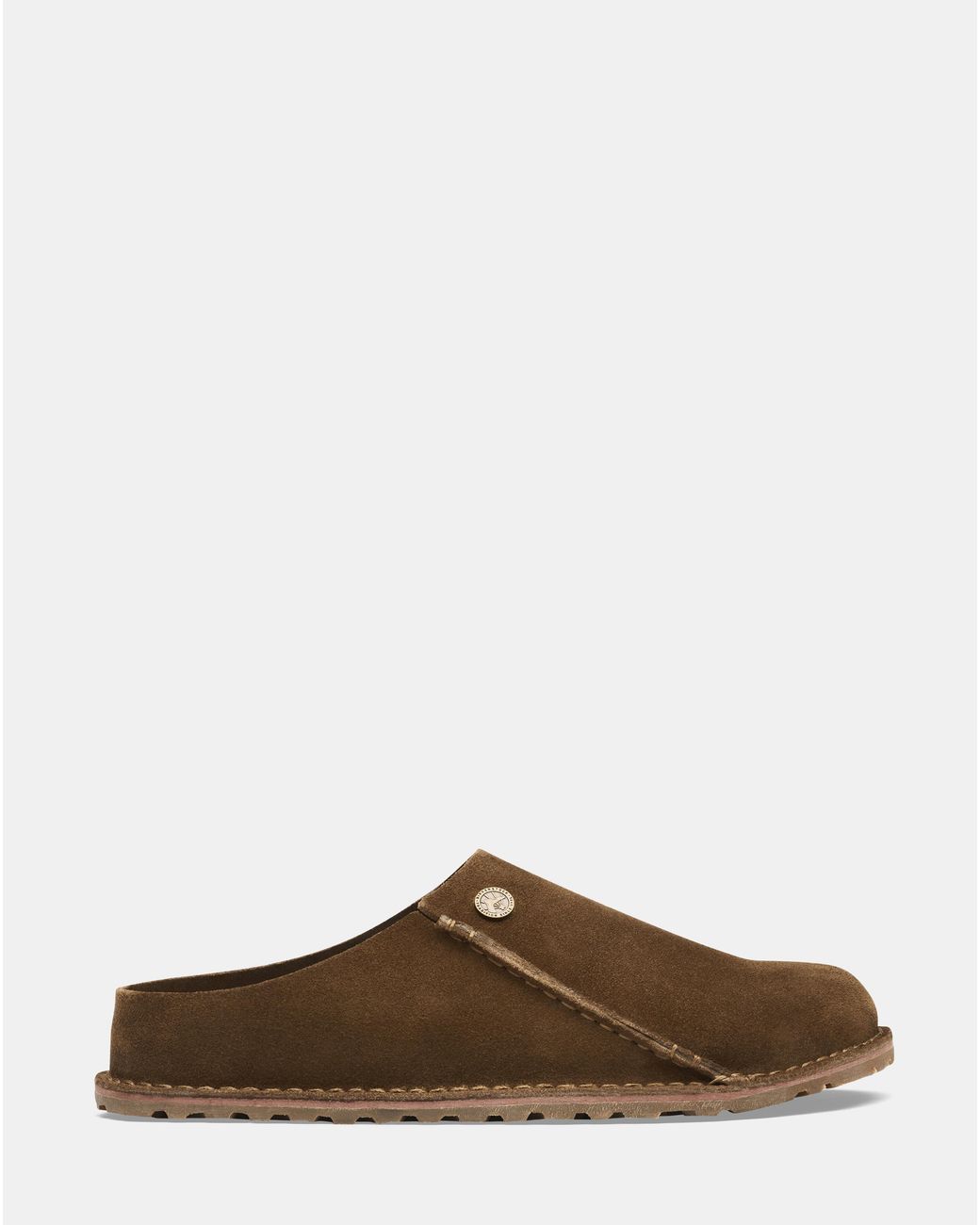 Birkenstock Brown Zermatt Suede Leather Mule