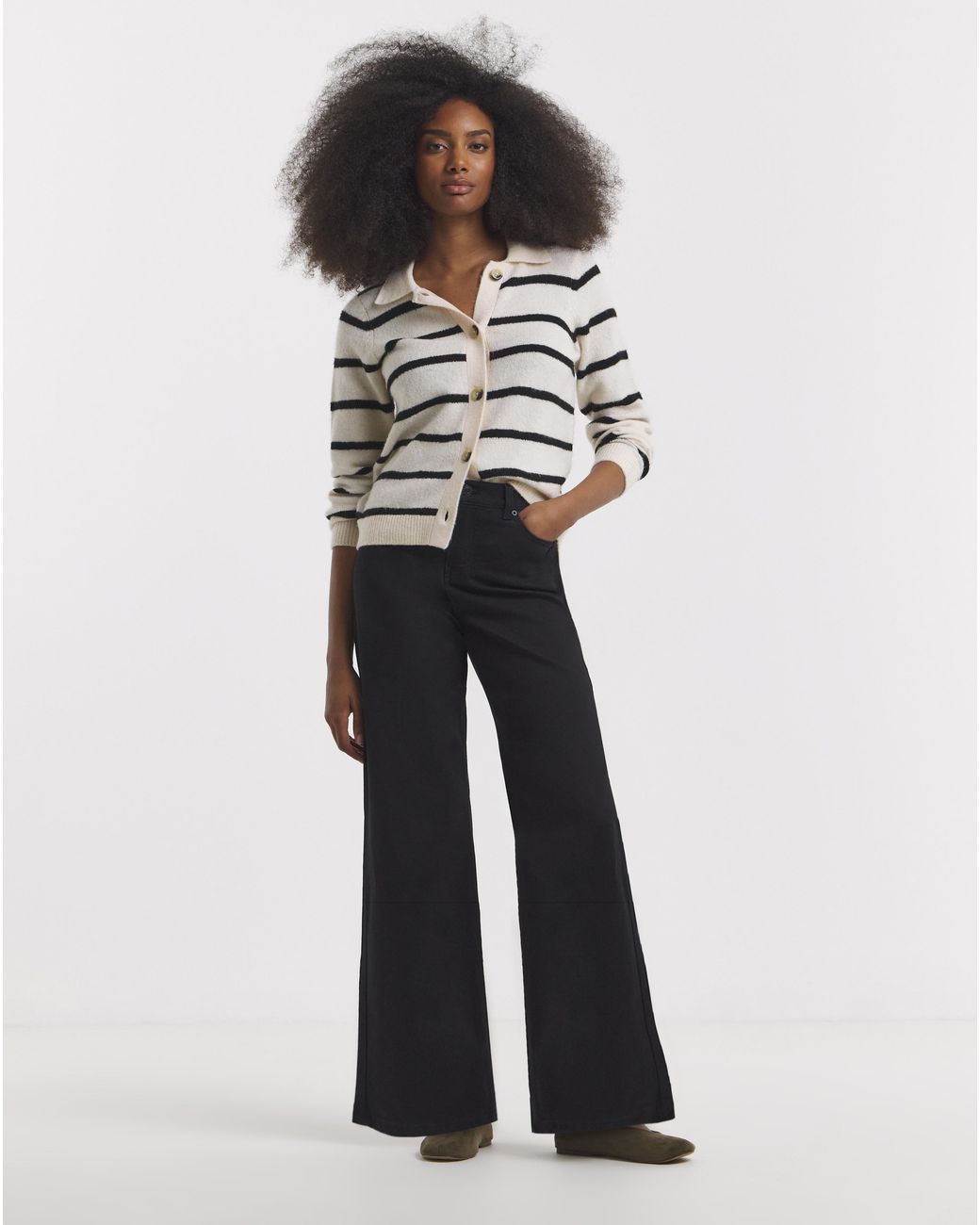 Simply Be Blue 24/7 Wide Leg Jeans