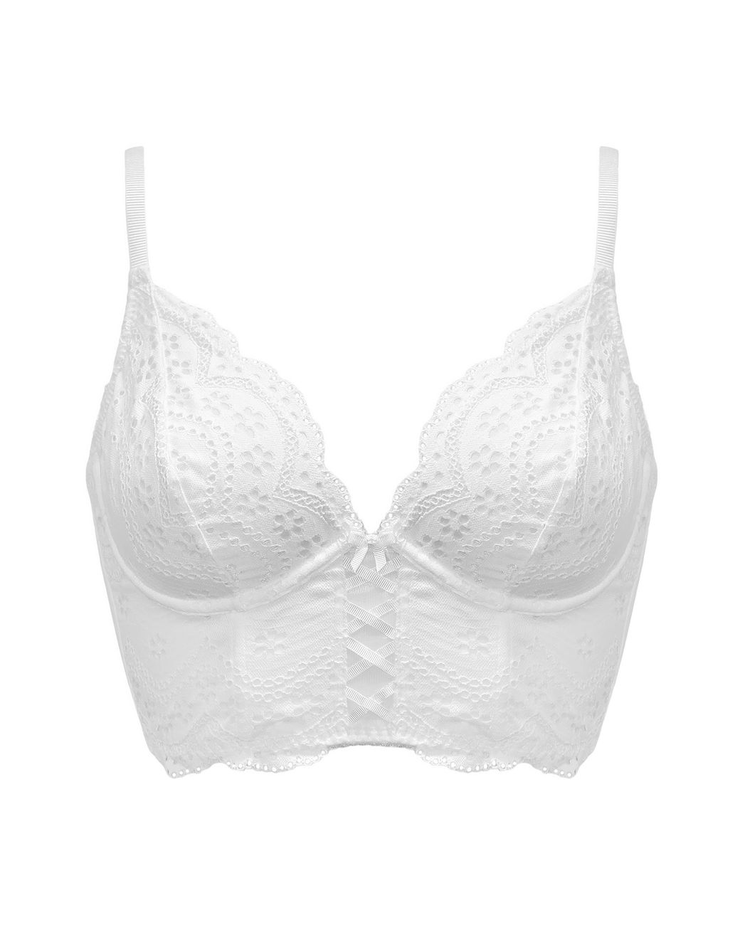 Pour Moi White Swoon Bustier