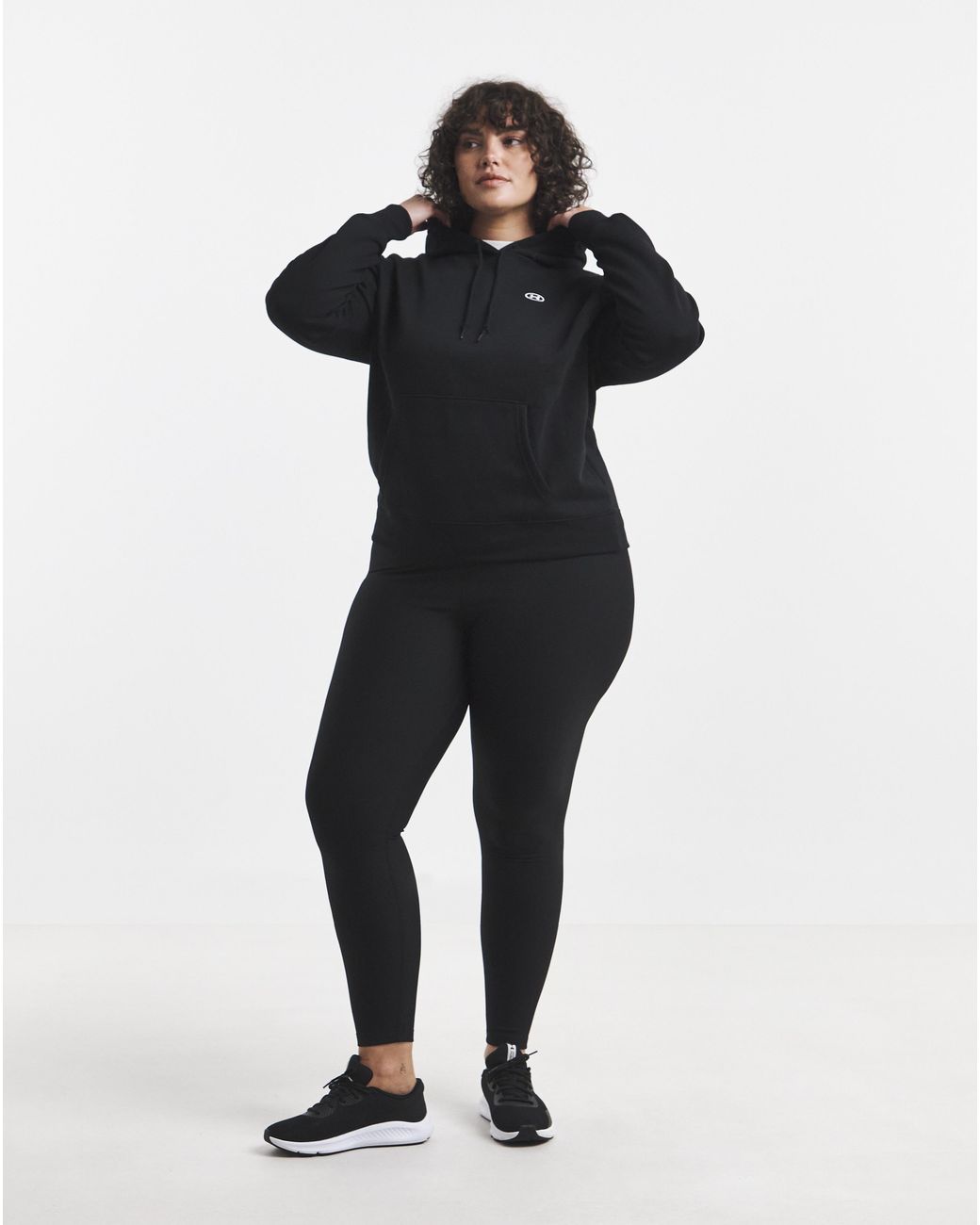 Under Armour Black Rival Fleece Pul-on Hoodie
