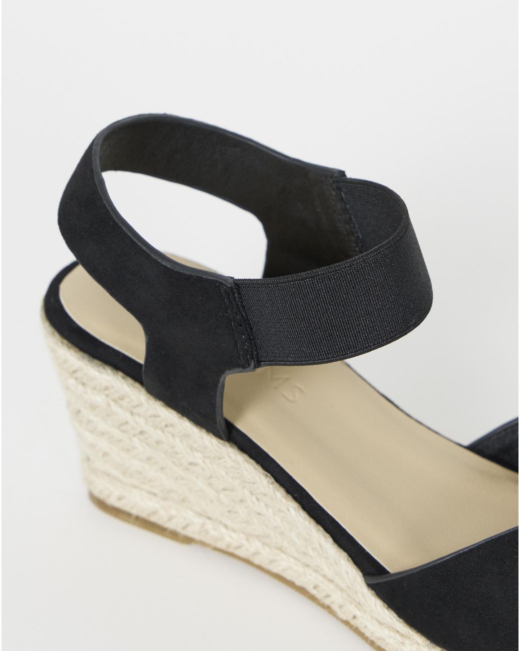 JD Williams Blue Two Part Espadrille Wedge Ex Wide