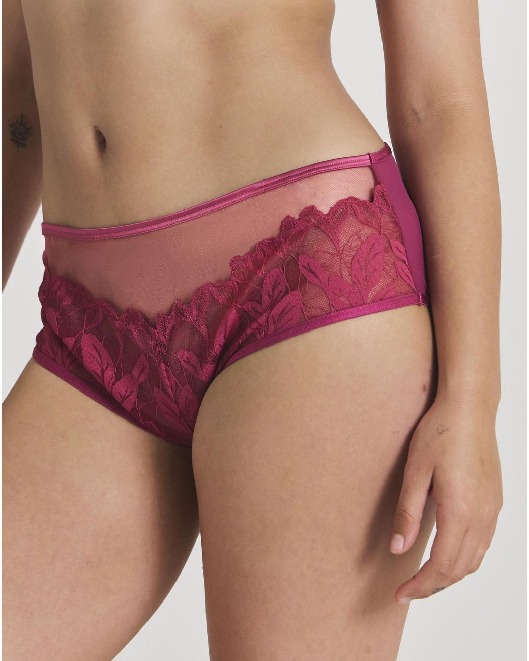 Pretty Secrets Brown Lace Full Cup Bra