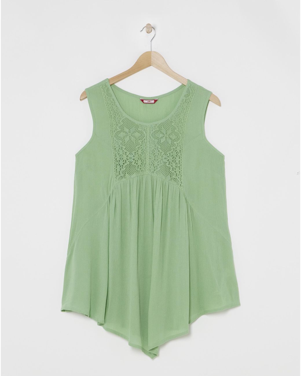 Joe Browns Green Crochet Tunic
