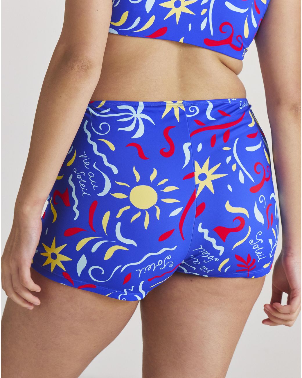 Simply Be Blue 2 Pack Value Bikini Shorts