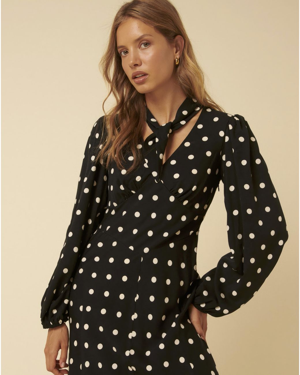 Nobody's Child Black Sadie Midi Dress