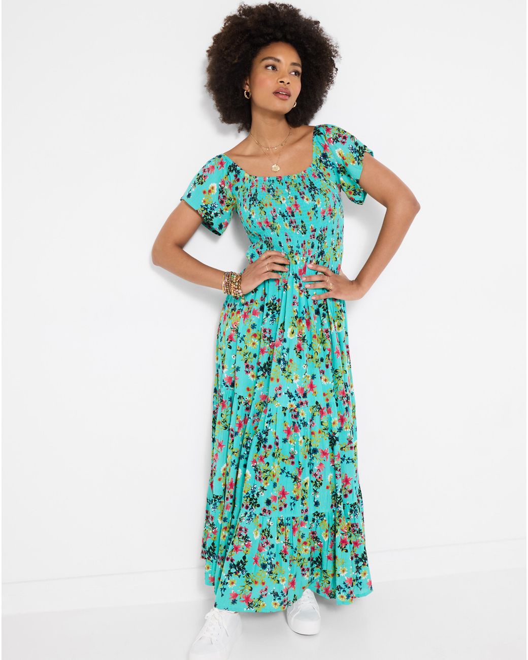 Joe Browns Green Summer Meadows Maxi Dress