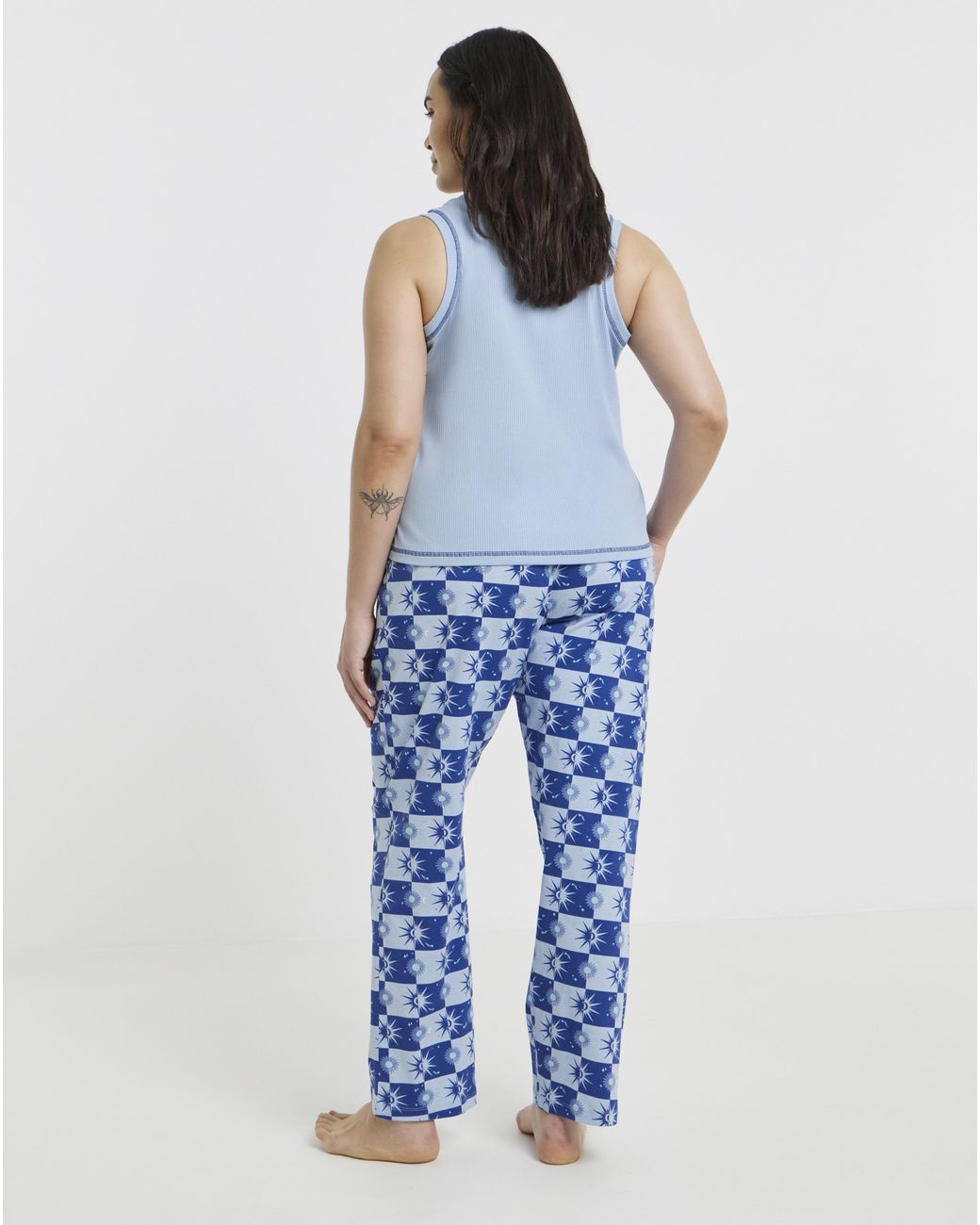Pretty Secrets Blue 2 Pack Celestial Pyjama Sets